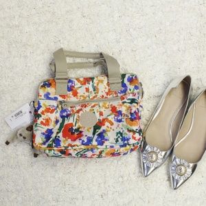 Kipling Brent Printed Double Compartment Handbag